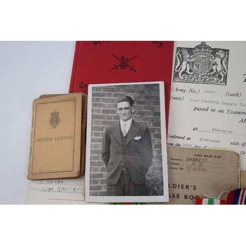 417 - WW2 Army Medal Group. Inc Original Paperwork.