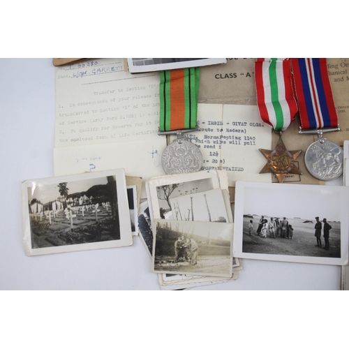 417 - WW2 Army Medal Group. Inc Original Paperwork.