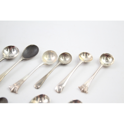 64 - 12 x .925 sterling condiment spoons