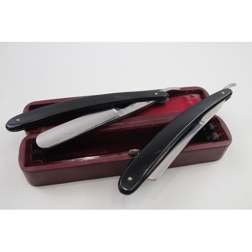 440 - Christopher Johnson & Co Sheffield Boxed Straight Razors