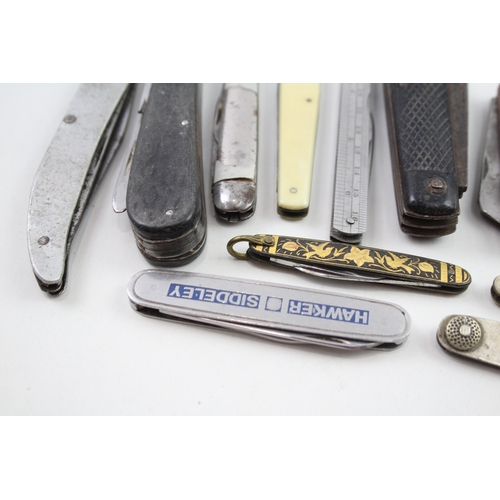 443 - 15 x Vintage Assorted Pocket KNIVES