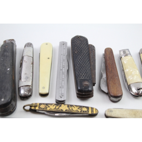 443 - 15 x Vintage Assorted Pocket KNIVES