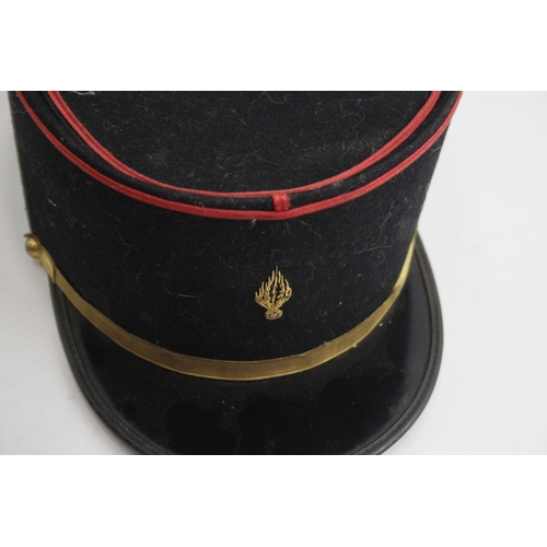 449 - Vintage French Gendamerie & Fire Service Hats