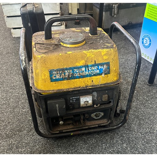 291 - power craft petrol generator, untested