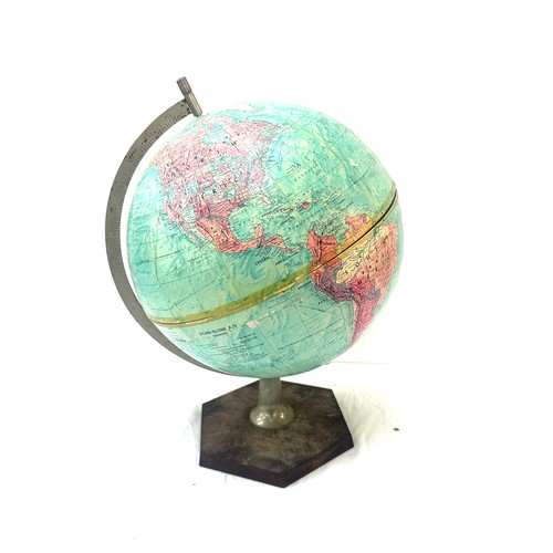 270 - A vintage globe overall height 17.5 inches tall