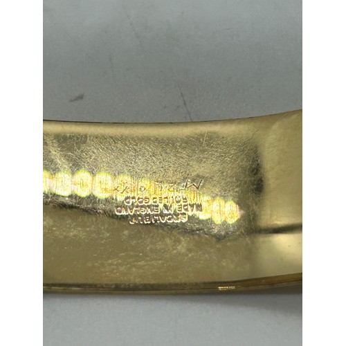 517 - 9ct rolled gold hand made bangle