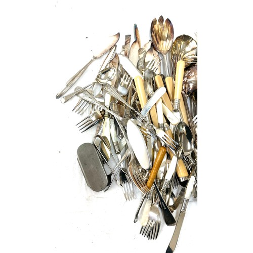 22 - Large selection of silver plated cutlery