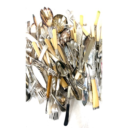 22 - Large selection of silver plated cutlery