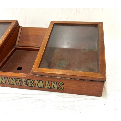 264 - Vintage Henri Wintermans display counter measures approx 23 inches wide by 11 deep and 6.5 tall