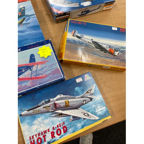 25 - Selection of Boxed models includes Curtis Condor, Yak-38, AT-11 etc