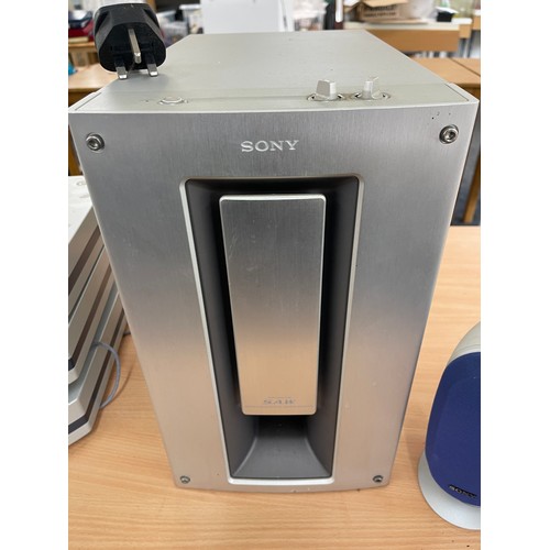 330 - Sony Lissa music system to include CD player, stereo receiver and mini disk, model numbers: CDP-LSA1... 