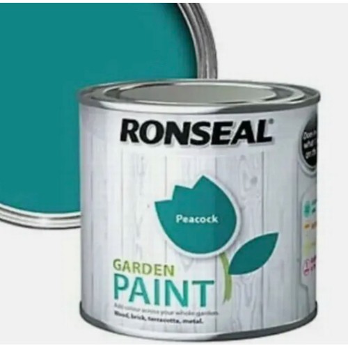 339 - 24 Ronseal Peacock Garden Paint -250ml