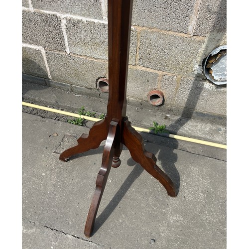 377 - Vintage coat stand overall height approx 75 inches tall