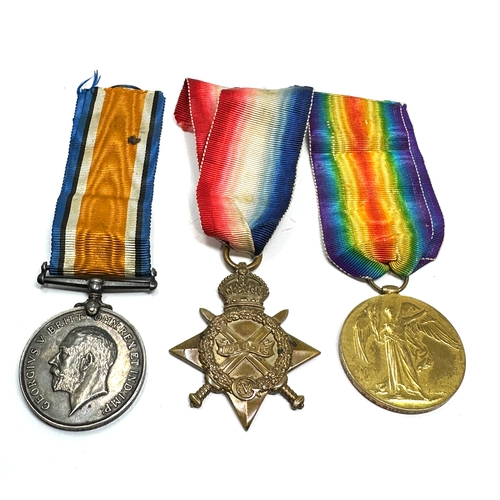 404 - ww1 trio medals to 2608 j.b.quilliam smn.r.n.r