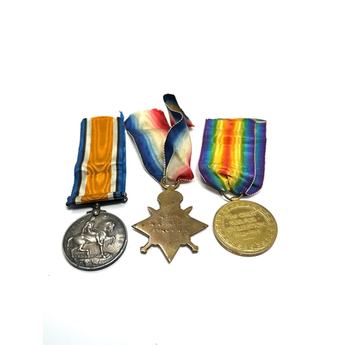 404 - ww1 trio medals to 2608 j.b.quilliam smn.r.n.r