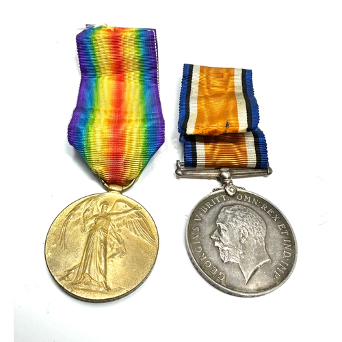 405 - ww1 medal pair to 37435pte c.m.ashwell s.lan.r