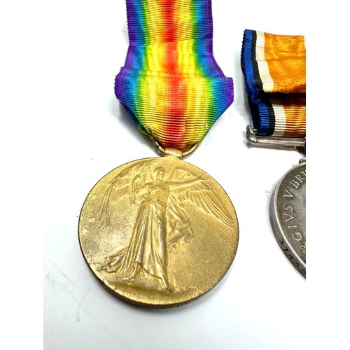 405 - ww1 medal pair to 37435pte c.m.ashwell s.lan.r