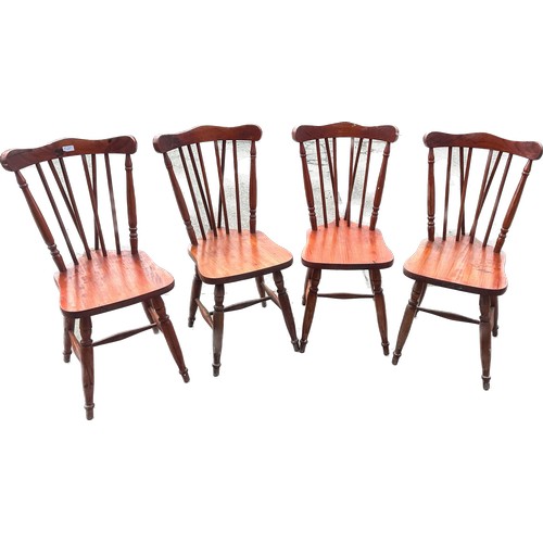 370 - set of four chairs and a table