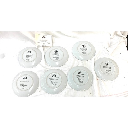 60 - Selection of Cliff richard picture plates