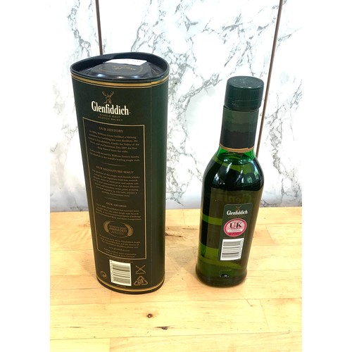 575 - Glenfiddich whisky 12 years old 40% volume 350ml