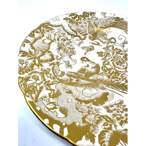 505 - Royal Crown Derby Gold Aves 26.5 cm Dinner Plate