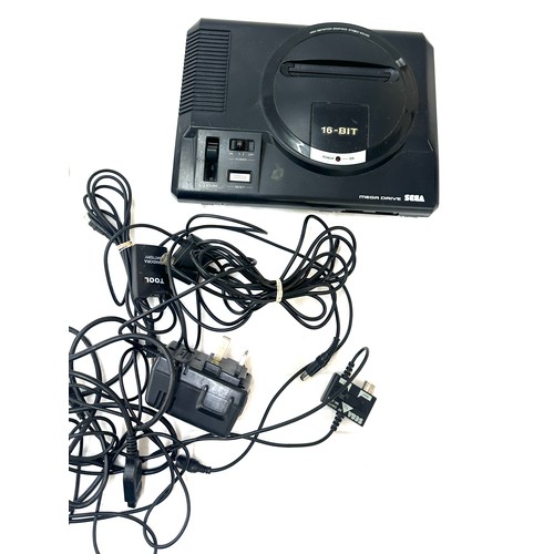 330A - Sega mega drive with controls, games, power leads etc - in working order