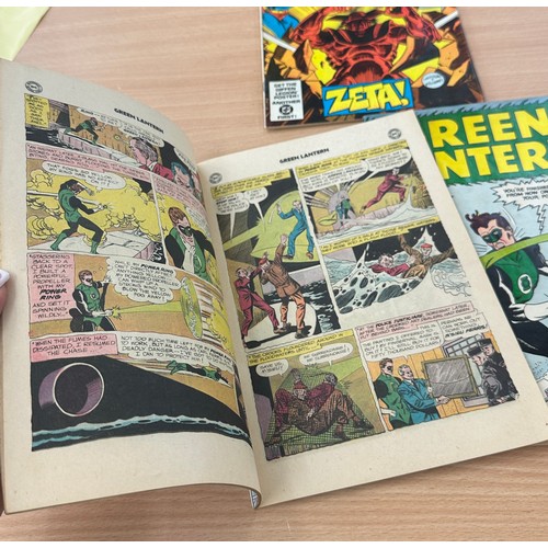 72 - Three vintage DC comics to include Green Lantern, Superman and Batman