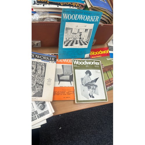 282 - Selection of approximately 200 Woodworker magazines from 1950's