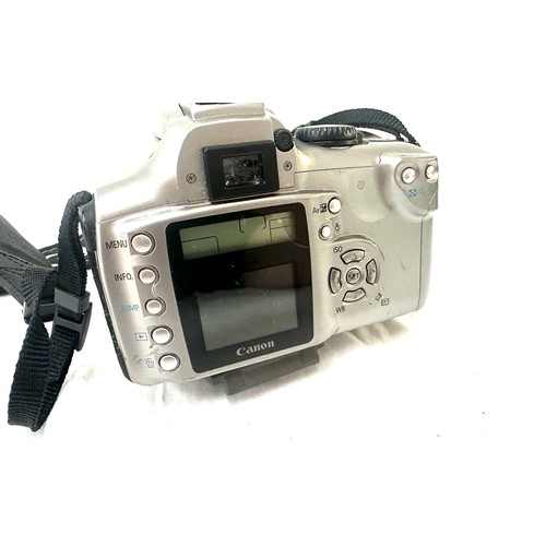 81 - Silver Canon EOS 300D Digital SLR Camera with battery no charger with Canon zoom lens ef-s 18-55mm, ... 