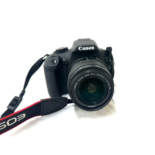 80 - Canon EOS 1300D camera with Canon zoom lens EF-S 18-55MM , untested