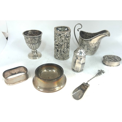 552 - Selection of assorted silver items all a/f total weight 253grams