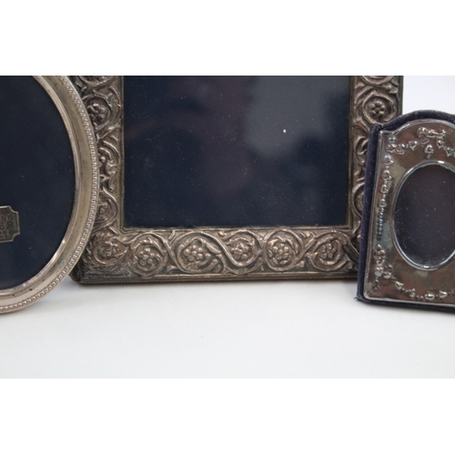 30 - 3 x .925 sterling photograph frames