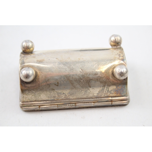 31 - .925 sterling double stamp case / box