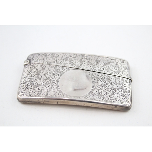 34 - .925 sterling carved calling card case