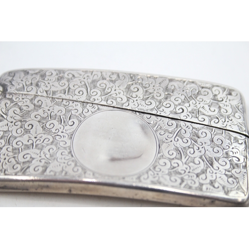 34 - .925 sterling carved calling card case