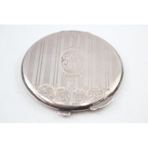 35 - .925 sterling ladies vanity compact