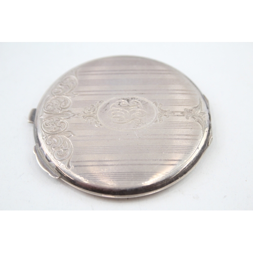 35 - .925 sterling ladies vanity compact