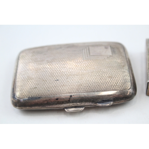 40 - 3 x .925 sterling tobacciana inc cigar cutter, cigarette case etc