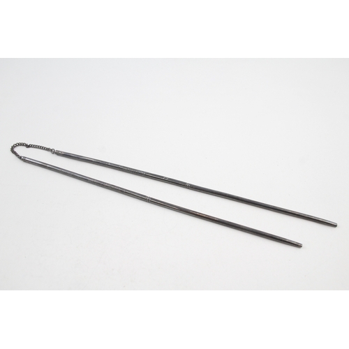 42 - .925 sterling novelty chopsticks