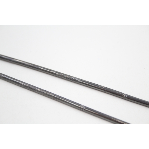 42 - .925 sterling novelty chopsticks