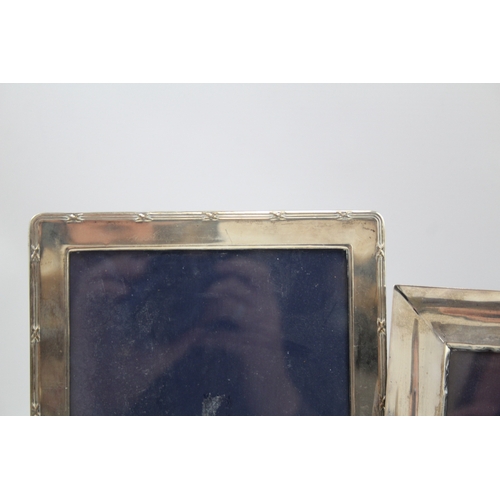 53 - 3 x Antique / Vintage .925 sterling photograph frames