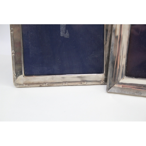 53 - 3 x Antique / Vintage .925 sterling photograph frames