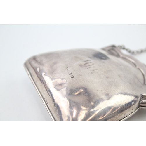 61 - .925 sterling silver coin purse / bag