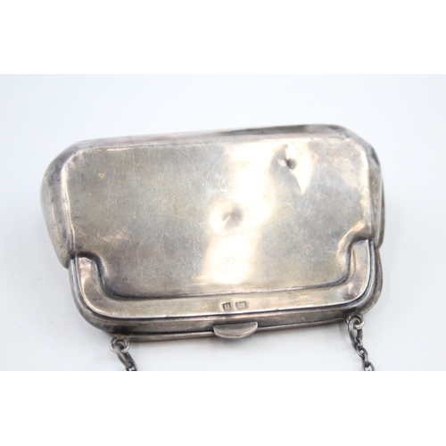 68 - .925 sterling ladies coin purse / bag