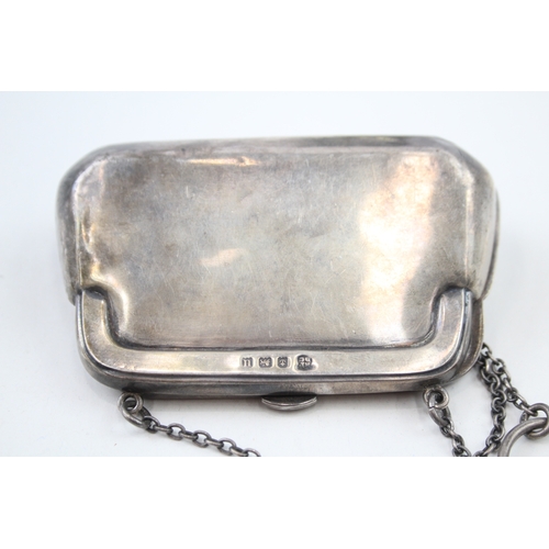 68 - .925 sterling ladies coin purse / bag