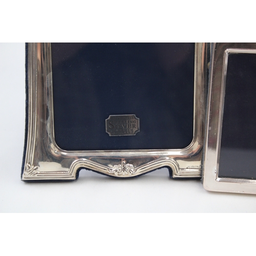 86 - 3 x .925 sterling silver photograph frames