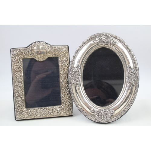 87 - 2 x .925 & .950 silver photograph frames