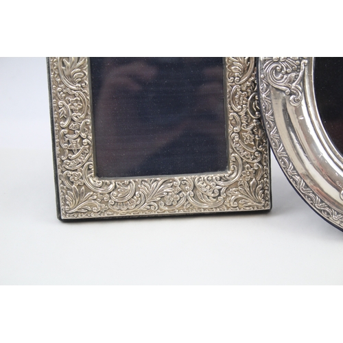 87 - 2 x .925 & .950 silver photograph frames