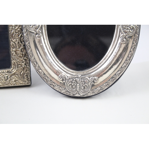 87 - 2 x .925 & .950 silver photograph frames