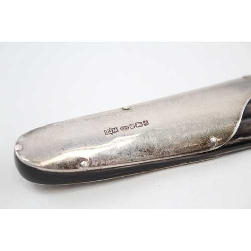 88 - .925 detailed bone shoe horn